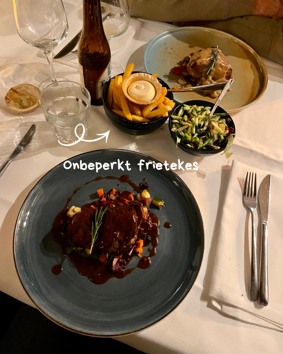 Tip: wijn en biefstuk bij Montimar – goedkoop eten in Brabant